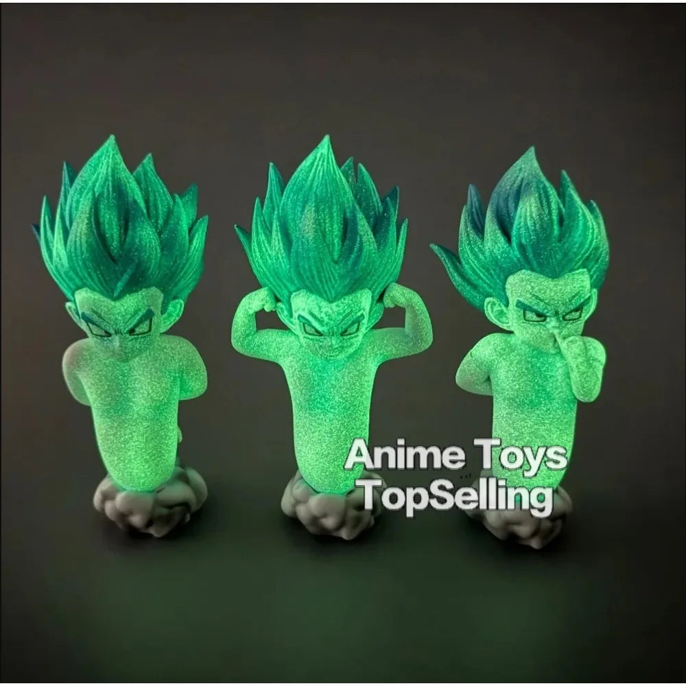14.5cm Glow-in-the-Dark Anime Dragon Ball Z Figure Gotenks Noctilucent Ghost Action Figures Pvc Collection Model Toys Gifts