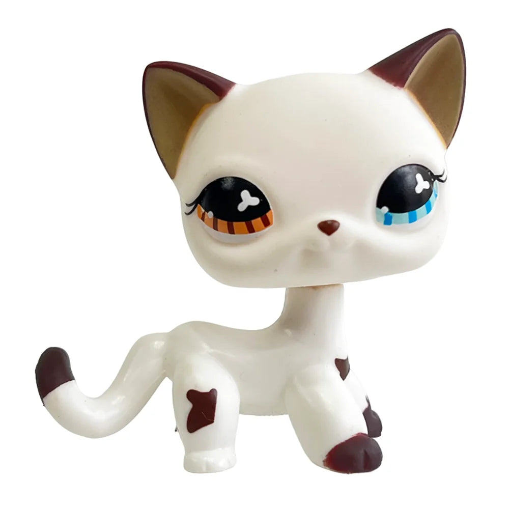 Rare pet shop lps toy toy Stands Short Hair Cat Original Kitten Husky Puppy Dog Fox Cute Animal Old Bobble head toy