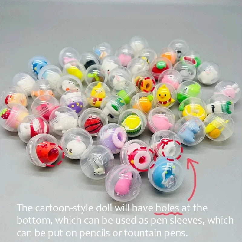 20/40pc Cute Animal Plush Doll Cartoon Rabbit Bear Stuffed Toy Soft Plush Toy Mini Claw Machine Doll Accessories Toy Girl Gift