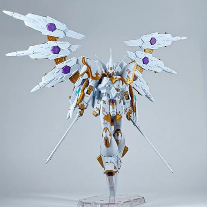 Hg 1/144 Seed Freedom Black Knight Squad With Light Wings Water Sticker Action Figures Assembled Model Kit Collectible Toys Gift