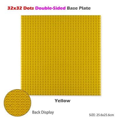 Classic Base Plates Plastic Bricks Double-sided 16*32 32X32 Dots City Blocks Baseplate DIY Parts Board Toys Kids Gift