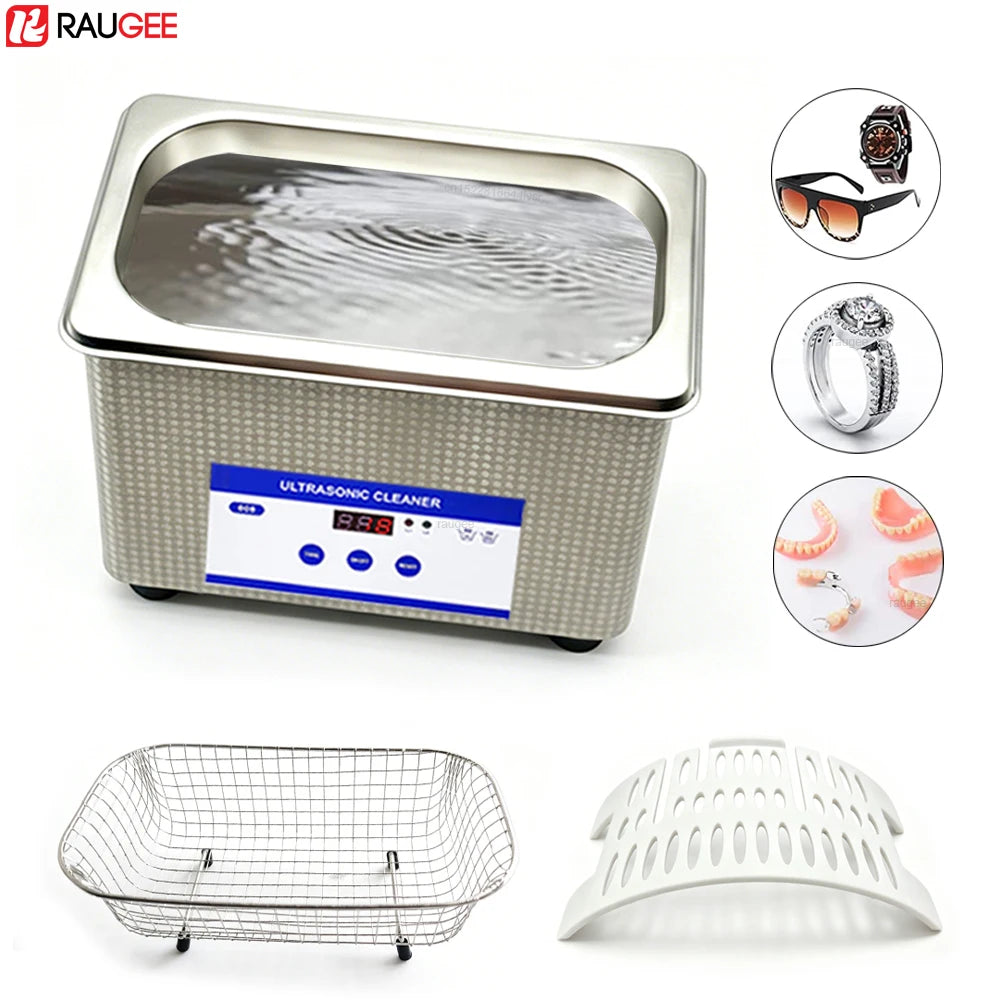 Ultrasonic Cleaner Ultrasound Glasses Cleaning Machine 40KHZ High Frequency Ultrasonic Bath for Glasses Jewelry Washing Machine