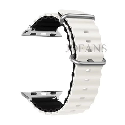 Strap For Apple watch ultra band 49mm 44mm 45mm 41mm 40mm 38mm 44 45 mm 1:1 Original Ocean belt iWatch series 9 10 8 7 se bands