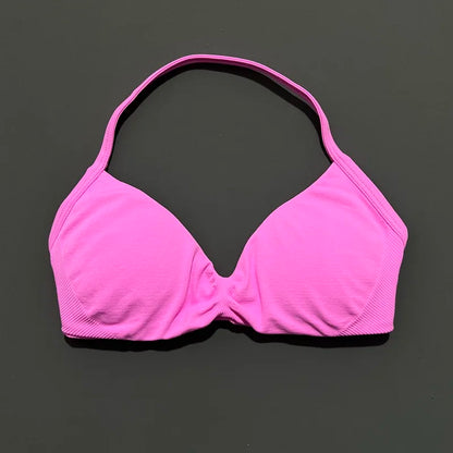 HISTELLO Strappy Bra Women Seamless Gym Underwear High Support Halter Sexy Sports Pilates Clothing Push-up Yoga Workout Tank Top