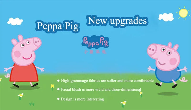 19cm Original Peppa Pig Plush Toys George Eddie Bear Mr Dinosaur Cartoon Anime Figure Stuffed Plush Toys Kids Christmas Gift Toy