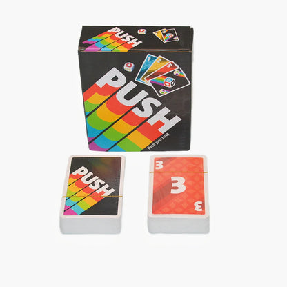 《Push 2026》, a Card Game, Board Game, Interactive Game, with Instructions in English, Spanish, French, German, Italian, and Dutch, Fast-Paced, Easy to Learn, a Great Choice for Parties