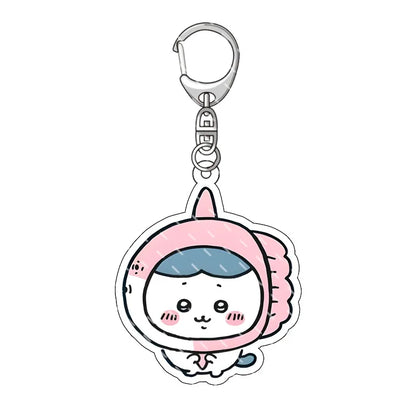 Chiikawa Pendant Anime Comic Acrylic Peripheral Keychain Hachiware Usagi Cute Pendant Bag Hanging Decoration Decoration