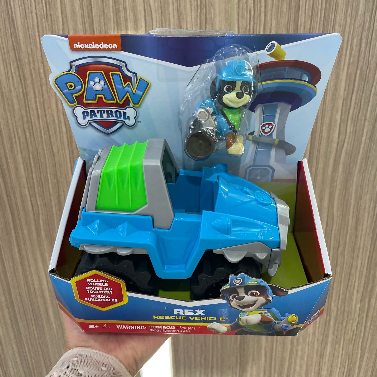 Genuine Paw patrol Dino Rescue Rex Ryder Everest Rescue Vehicle with Collectible Action Figure Patrulla Canina Children TOY Gift