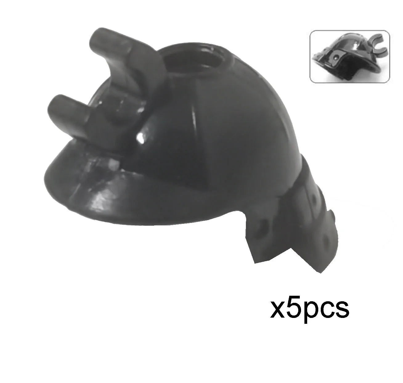 Viking Pirate Age Bullhorn Hat Medieval Knight Roman Warrior Soldier Helmet Action Figures Building Blocks Toys For Children