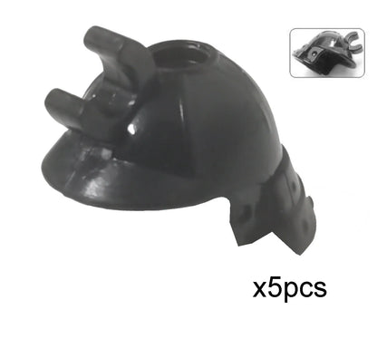 Viking Pirate Age Bullhorn Hat Medieval Knight Roman Warrior Soldier Helmet Action Figures Building Blocks Toys For Children