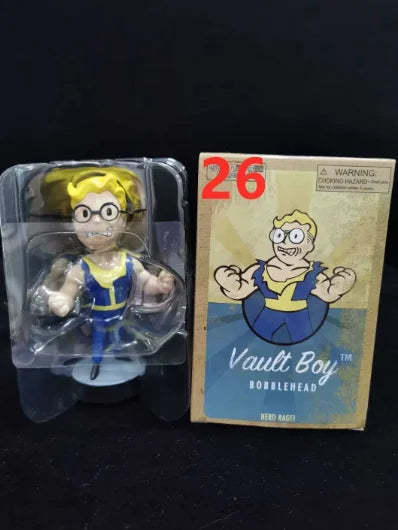 Bobblehead Cute Vault Boy Full Set Anime Action Figure Toys Statue Collection Model Doll  Desktop Ornament Display Toys Gifts