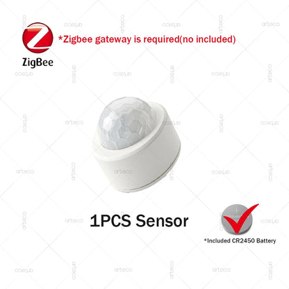 Zigbee 3.0 Mini PIR Motion Sensor Human Body Infrared Detector Security Alarm Support Zigbee2mqtt Home Assistant Need Gateway