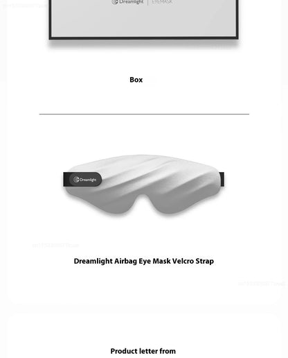 New Dreamlight 4S Pro Eye Mask Sleep 3D Stereoscopic Sleep Aid for Men Women Adult Adjustable Portable Full Blackout Eye Mask