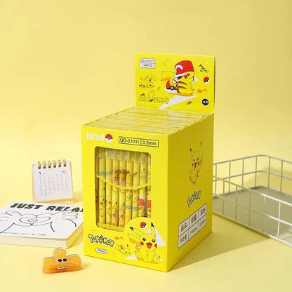 12Pcs Pokemon Pikachu Erasable Gel Pen Set, 0.5mm Cute Anime School Office Supplies for Kids Students Birthday Gifts