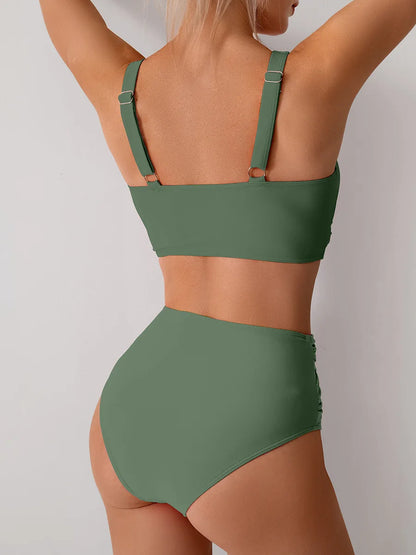 Summer Sexy Bikinis Push Up Swimsuits Women Swimwear For Female Beach Swim Wear Bathing Suits High Waist Bikini Set Pool Bather