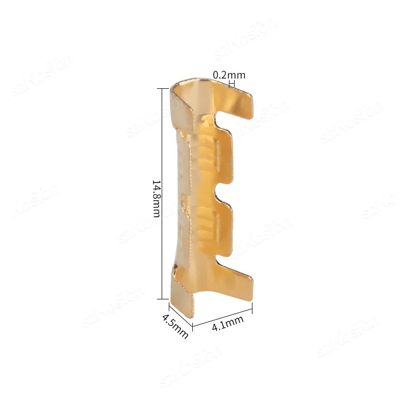 50/100/200PCS 453U-shaped Electrical Cable Connectors Tab Cold Insert Wire Connector Electricos Small Ceeth Terminal 0.3 -1.5mm²