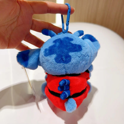 100% Genuine Disney Stitch Scrump Angel Cartoon Blue Stitch Plush Toy Authorized Doll Stich Cute Birthday Gift High Quality