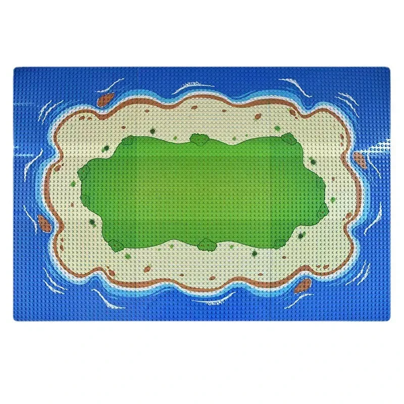 32X32 Dots Styles Classic Building Block Base Plate City View Traffic Road Figures Construction Toys Bricks Plastic Baseplates