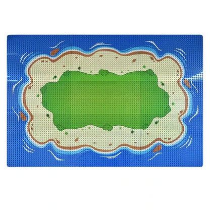 32X32 Dots Styles Classic Building Block Base Plate City View Traffic Road Figures Construction Toys Bricks Plastic Baseplates