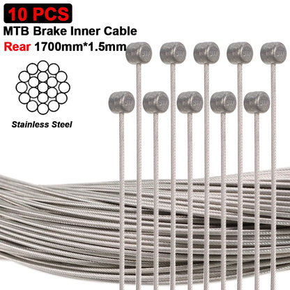 Bike Shifter Brake Cable Stainless Steel Inner Cable MTB Road Bike Front Rear Derailleur Shift Brake Cable Set