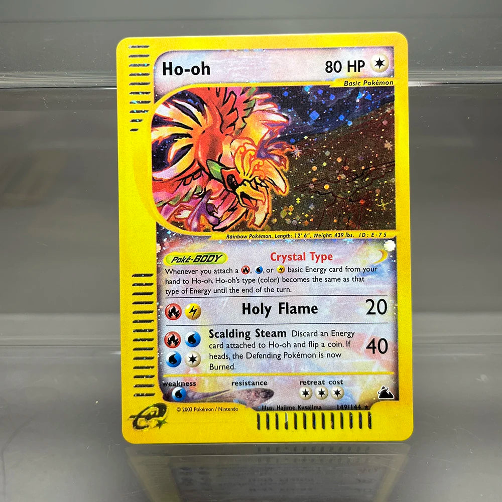 PKM Cards Charizard Steelix Celebi Single Foil Cards Magneton Gengar Classic Game Collection Cards PTCG Proxy Cards