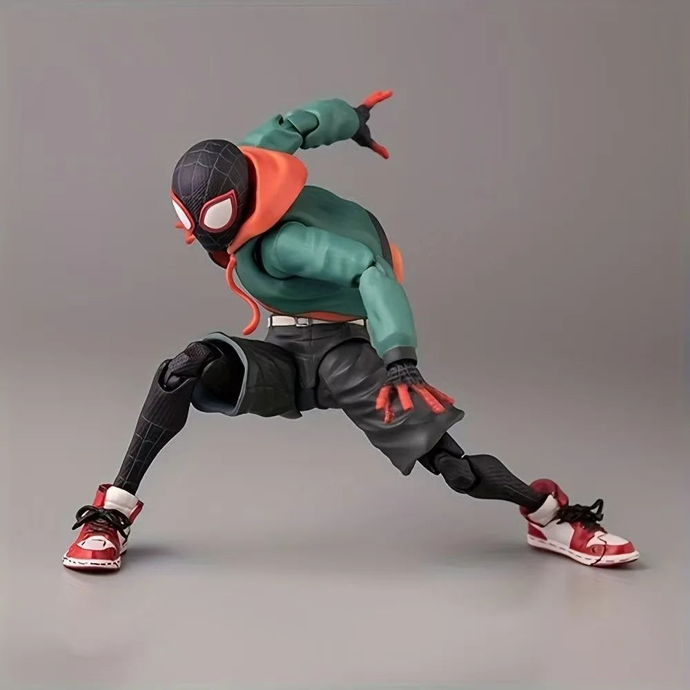 Sv Action Spiderman Miles Morales Action Figure Collection Sentinel Marvel Spider-Man Into the Spider Verse Figures Model Toys