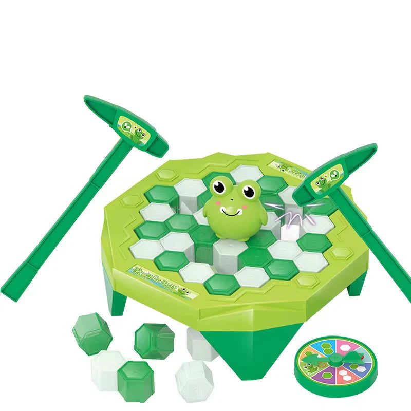 Mini Ice Breaking Penguin Toy Tabletop Puzzle Game Rescue Penguin Knocking Ice Game Children's Interactive Competition Toy