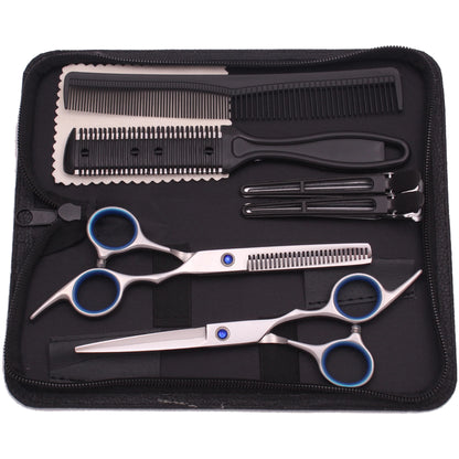 6.0'' Professional Hair Scissors Cutting Shears Thinning Hairdressing Haircut Razors Comb Set Salon Barber & Home Dropshipping