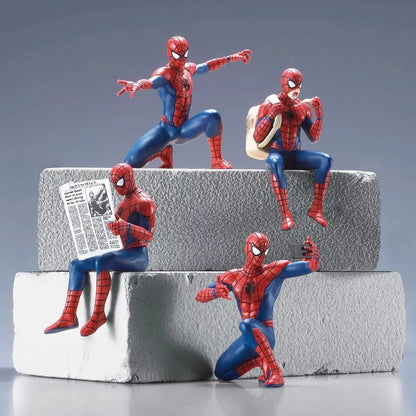 u HOT Hasbro Marvel Spider Man Superhero Spiderman 7-9cm Action Figure Spider-Man Anime Collection Mini Toys Model Children Gift