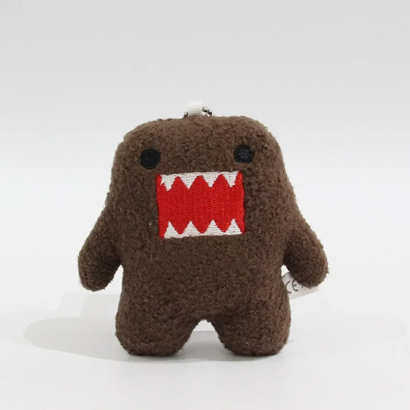 Kawaii Cute Domo Kun Plush Keychain Anime Keyring Charm for Bag Keys Gift Collection