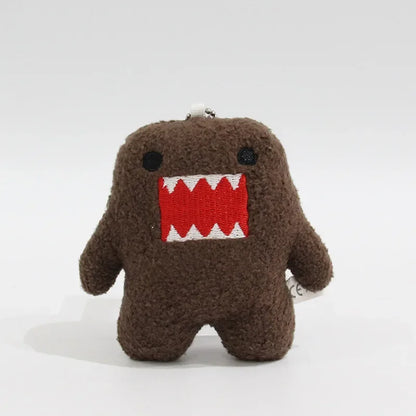 Kawaii Cute Domo Kun Plush Keychain Anime Keyring Charm for Bag Keys Gift Collection