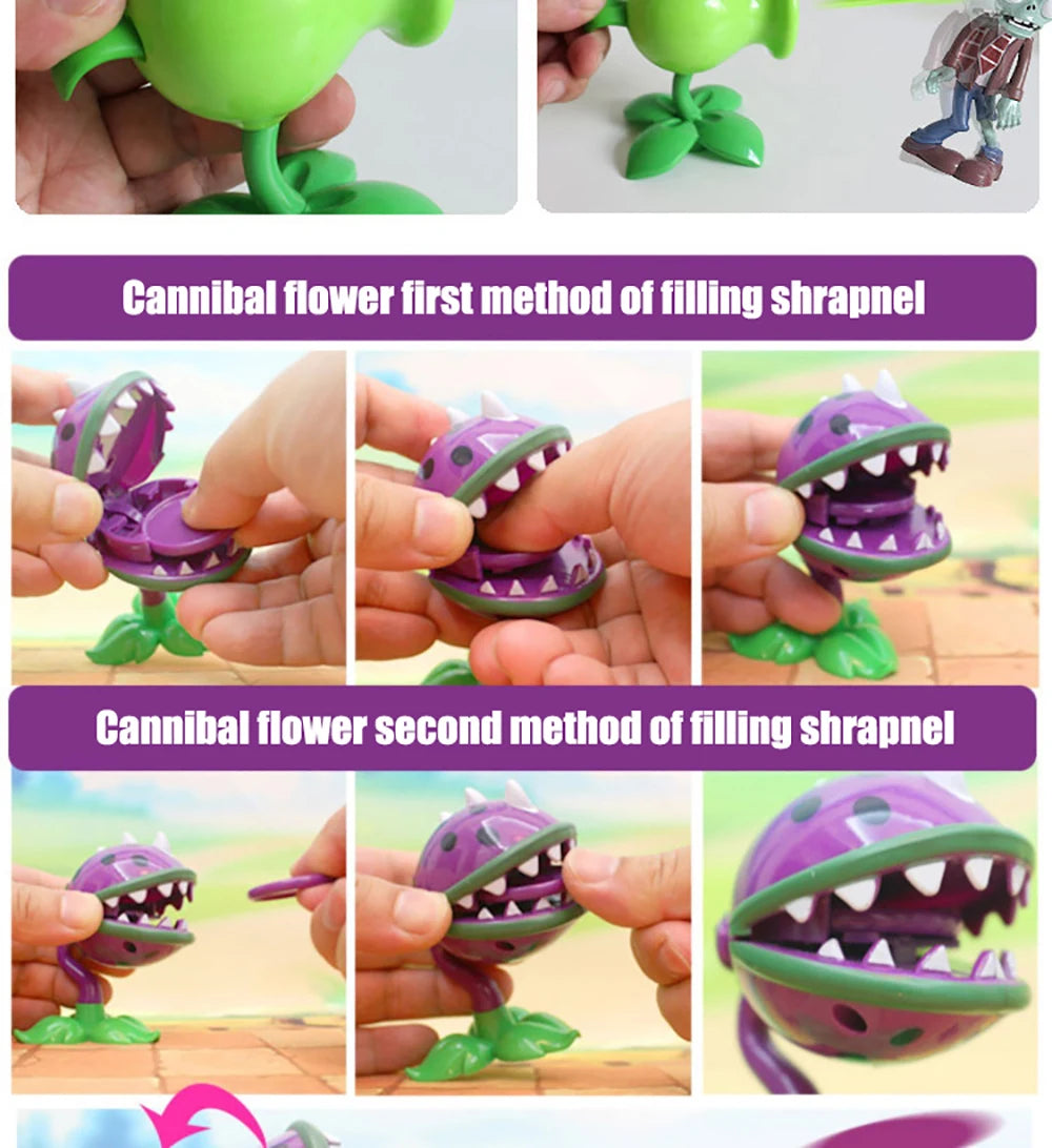 Plants vs. Zombies Giant zombies Egyptian Dr Zombie Dr. Zombie King Action Figure Model PVC Deformation Doll Toys for Kids Gifts