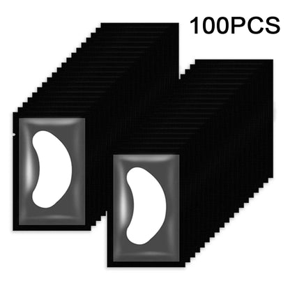 100 pairs Eyelash Pads Grafted Lash Hydrogels Gel Patches Under Eye Pads for Eyelash Extension Tips Sticker Makeup Tools