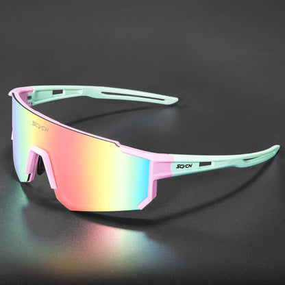SCVCN New Outdoor Cycling Sunglasses Men Women MTB Driving Bike Glasses Sports Climbing Protective Glasses Bicycle UV400 Goggles