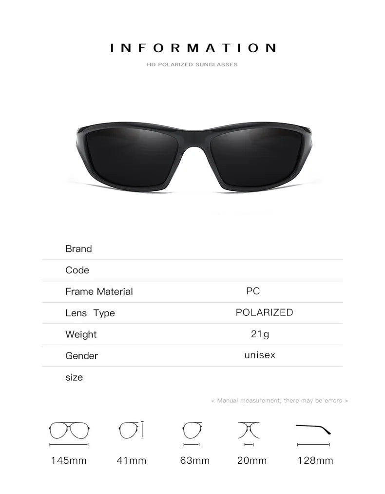 Polarized Sports Cycling Fishing Running Sunglasses Rayed Sun ciclismo Goggles Outdoor Polarized Sunglasses Men Women Eyewear