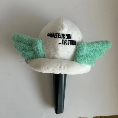 Korea Wootteo Plush Toy Kawaii Stuffed Doll for Backpack Pendant Wave New JIN Design Astronaut Wings Keychain Fans Support Gift