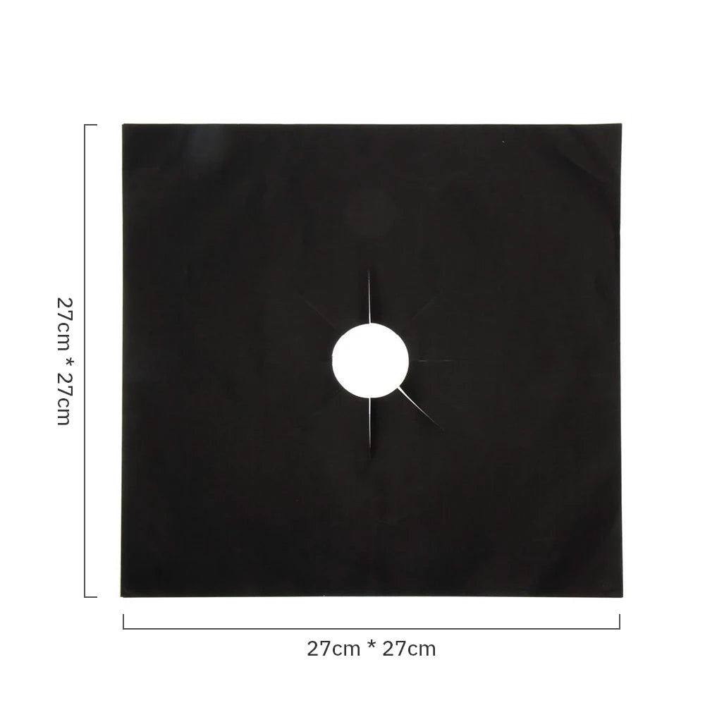 8/4/1pcs Stove Protector Cover Liner Gas Stove Protector Stove Stovetop Burner Protector Kitchen Accessories Mat Cooker 27cm