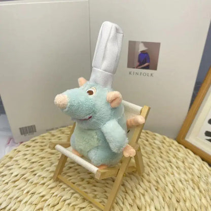 Cute Ratatouille Magnetic Plushie Detachable Shoulder Ornament for Cosplay Kawaii Christmas Gift Shoulder Plush Doll Decoration