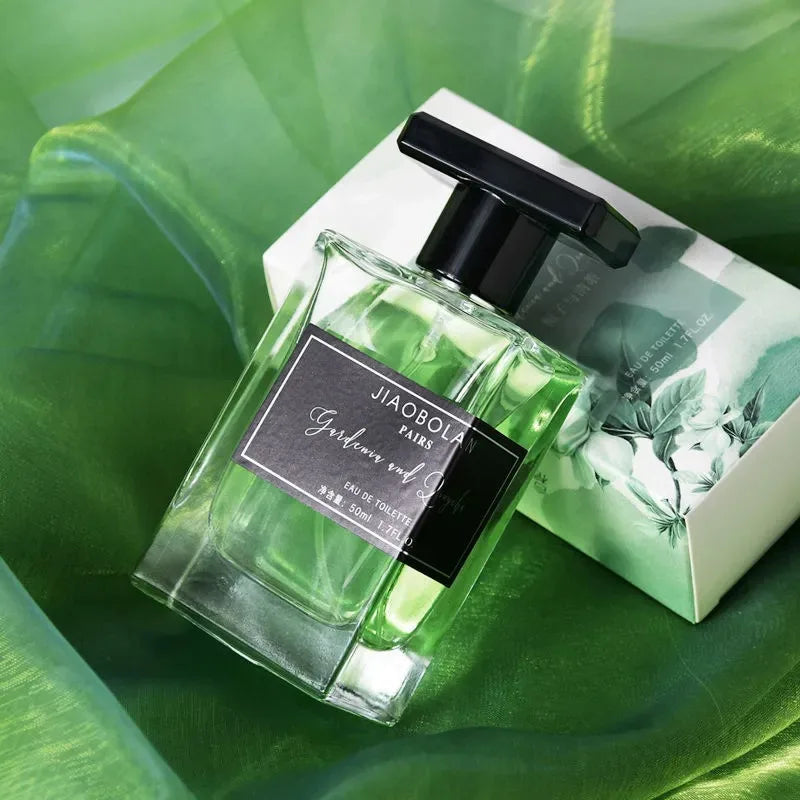 50ml Women's Gardenia & Green Tea Eau De Toilette – Elegant Long-Lasting Fresh Floral Perfume – Perfect Gift for Her