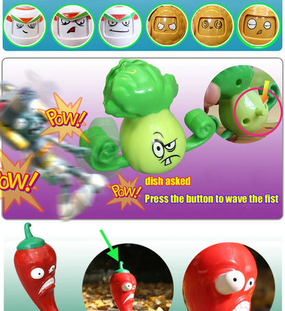 Plants vs. Zombies Giant zombies Egyptian Dr Zombie Dr. Zombie King Action Figure Model PVC Deformation Doll Toys for Kids Gifts