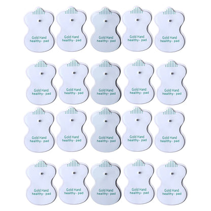10/20pcs Electrode Pads Reusable Massage Patch for Tens Electrodes Digital Machine Massage 3.5mm Plug Body Massager Accessories