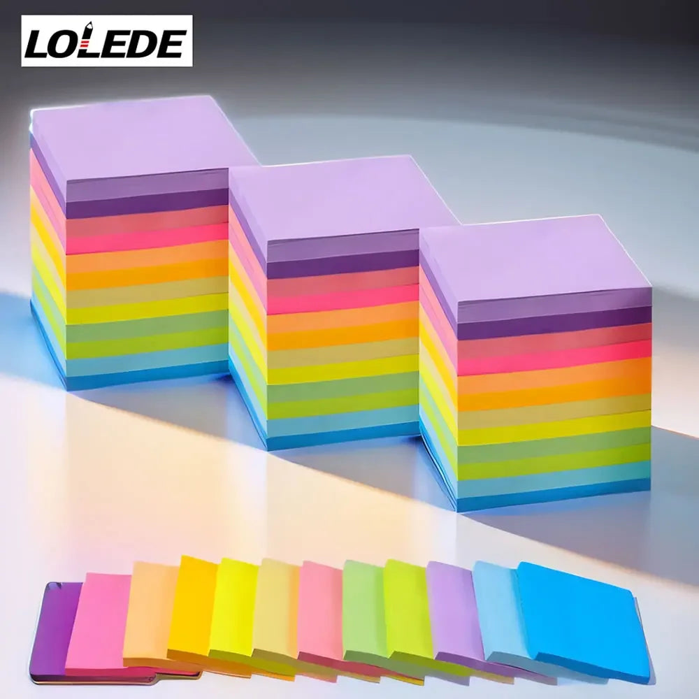 LOLEDE Notepad Index Sticky Notes Kawaii Stationery Supplies Note Stationery & Office Accessories Notebooks Scratch Paper
