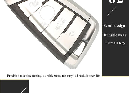jingyuqin Car Remote Key Shell for BMW 3 5 6 8 X3 X4 X5 X7 G Series G21 G20 G31 G30 Auto Keyless FOB Case Housing Replacement 4B