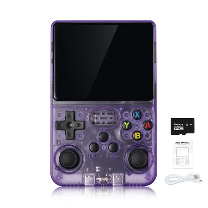 R36S Retro Handheld Game Console Linux System 3.5-Inch IPS HD 4K 64G 20000+ Classical Games Portable Pocket Game Console