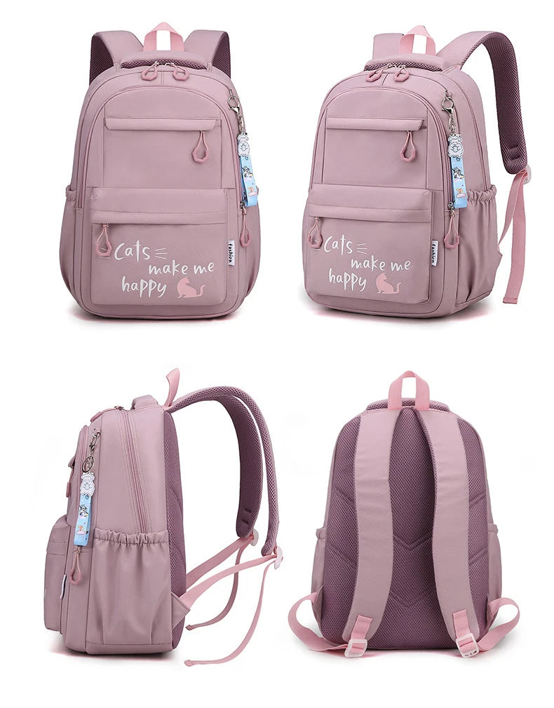 Teenage Girls School Bag Children Backpack Class Child Kids Back Pack Kawaii Bagpack Cute Women Rucksack Female Bolsas Portfolio