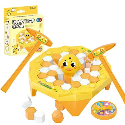 Mini Ice Breaking Penguin Toy Rescue Penguin Knocking Ice Game Children's Interactive Competition Toy Tabletop Puzzle Game