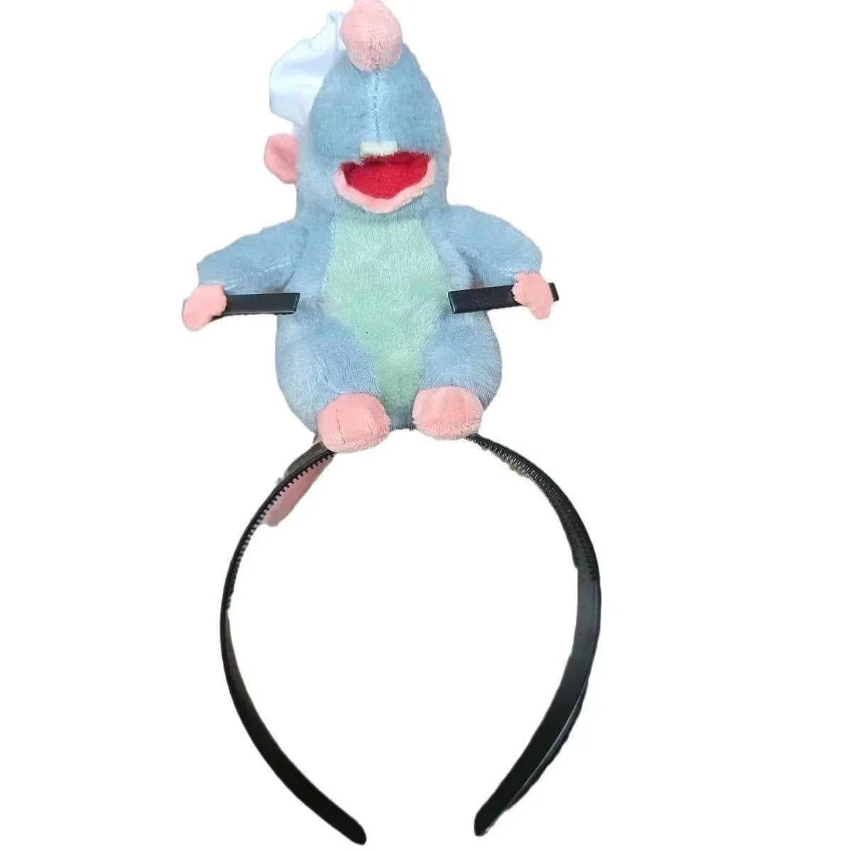 Disney Ratatouille Hairband New Cartoon Plush Doll Headband French Wide-brimmed Hairpin Photo Headdress Creativity Girl Gifts