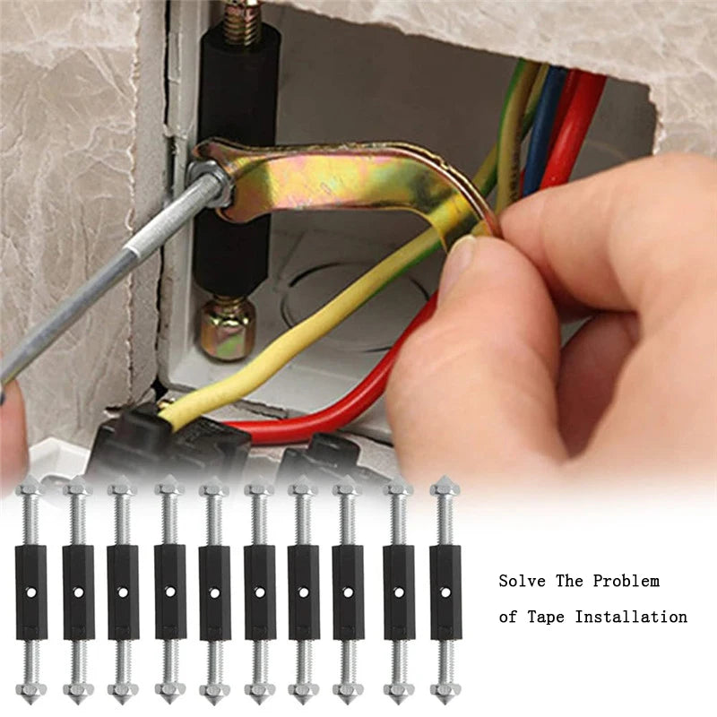 Cassette Repairer Electrical Box Repairer Cassette Screws Support Rod for Wall Mounted Switch Box
