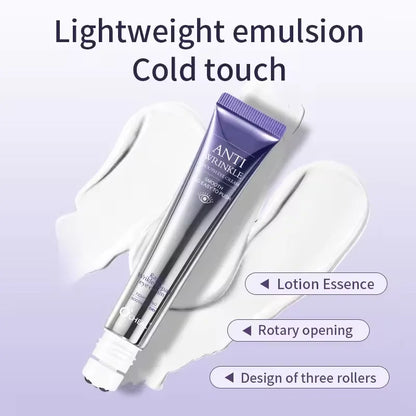 Anti Wrinkle Anti Dark Circle Eye Cream Roller Massager Moisturizing Eye Bags Anti Aging Hyaluronic Acid Eye Skin Care Products