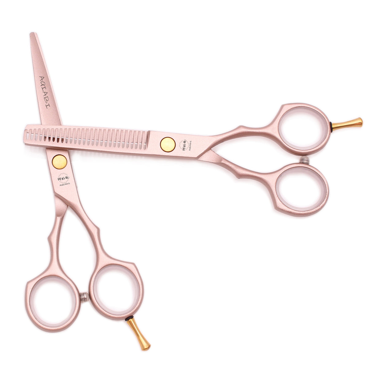 5.5'' Professional Hairdressing Hair Scissors 440C Cutting Shears Thinning Razor Comb Set Salon Barber Home Dropshipping A1104